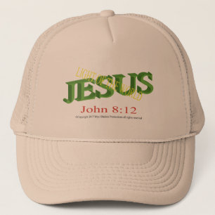 Jesus-Licht der Weltbaseball-/-fernlastfahrerkappe Truckerkappe