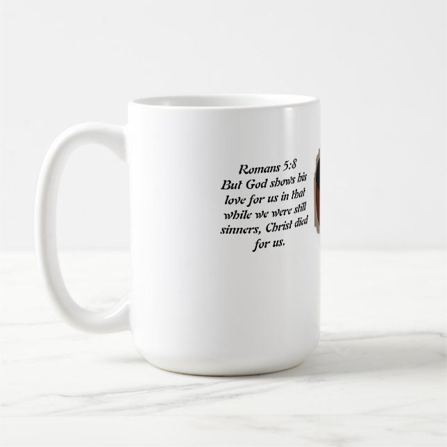 Jesus Licht Kaffeetasse (Links)