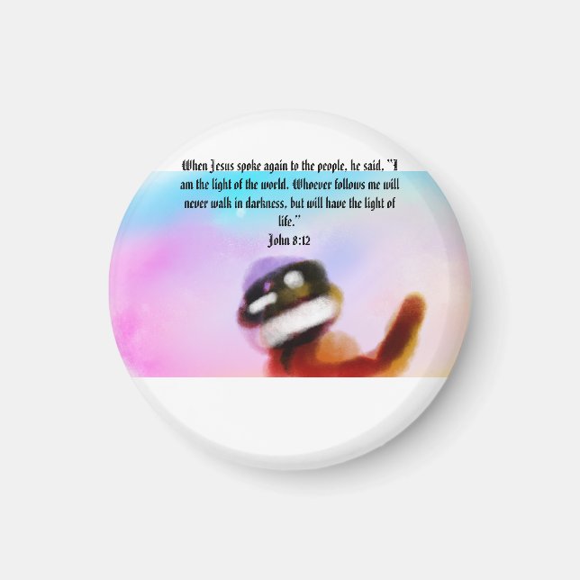 Jesus Licht  Magnet (Vorne)