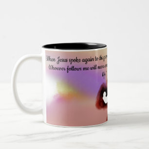 Jesus Licht Welt Zweifarbige Tasse