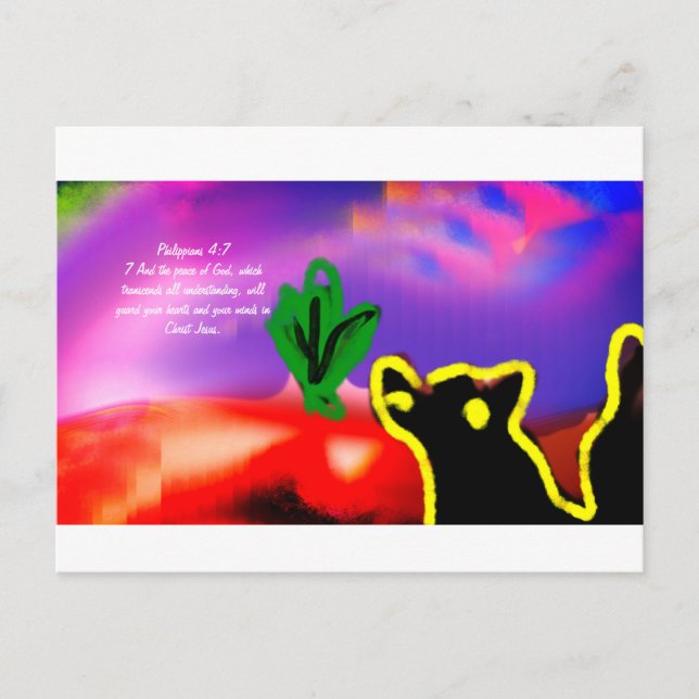 Jesus-Lichtplan Postkarte (Vorderseite)