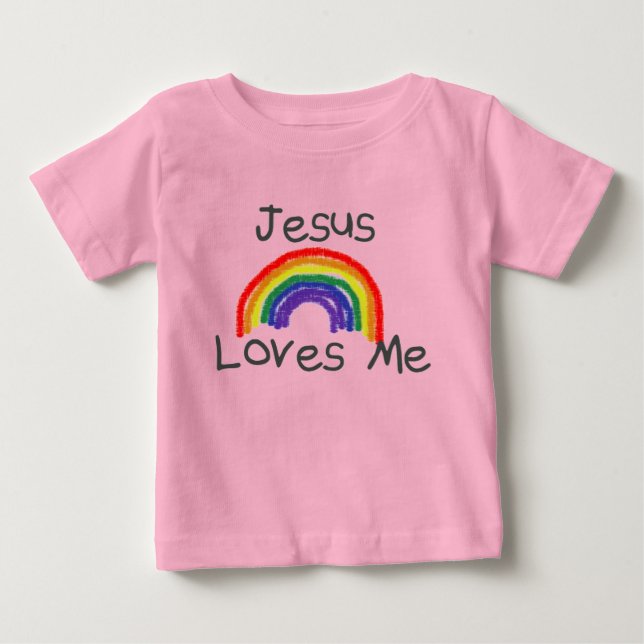 Jesus Liebe Baby T-shirt (Vorderseite)