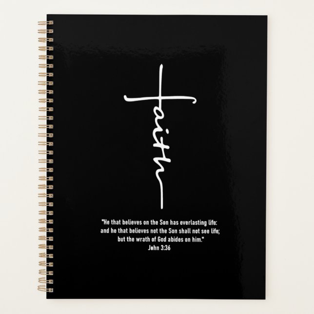 Jesus Liebe | Der Glaube Kreuz Christlich Jesus Gl Planer (Vorderseite)