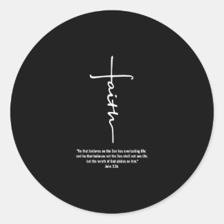 Jesus Liebe | Der Glaube Kreuz Christlich Jesus Gl Runder Aufkleber