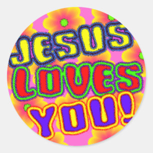 Jesus Liebe dich! Aufkleber