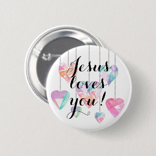 Jesus Liebe dich! Button