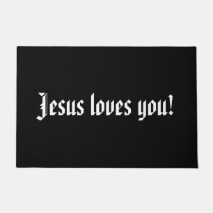 Jesus Liebe dich! Fußmatte