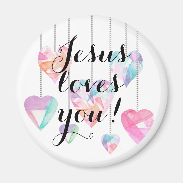 Jesus Liebe dich! Magnet (Vorne)