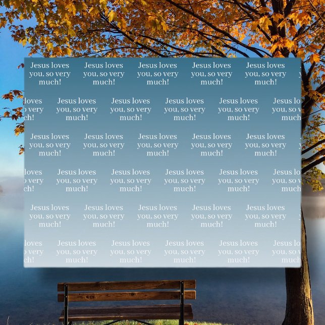 Jesus Liebe dich, so sehr! Postkarte (Von Creator hochgeladen)