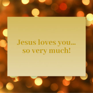Jesus Liebe dich, so sehr, Postkarte! Postkarte