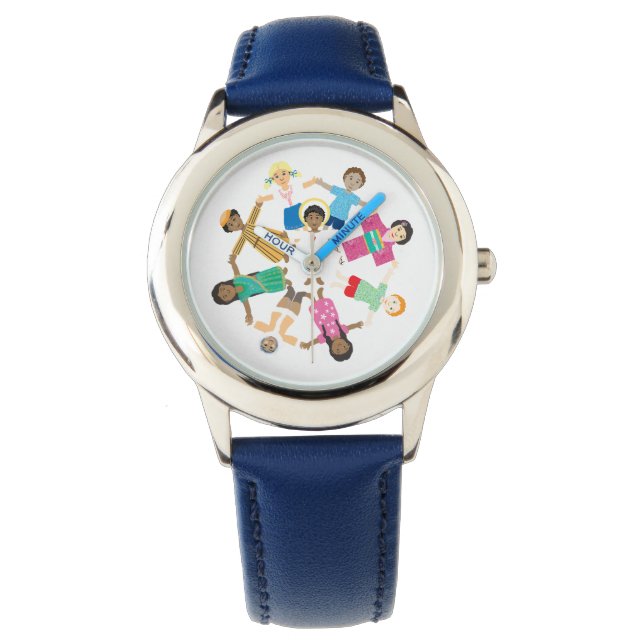 Jesus Liebe die Kinder der Welt Armbanduhr (Vorderseite)
