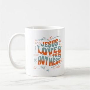 Jesus Liebe dieses heiße Mess Witzige Christliche  Kaffeetasse