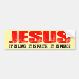 Jesus Liebe dir die Motivierend Bibel Autoaufkleber