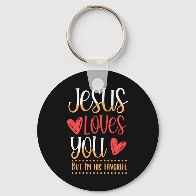 Jesus Liebe Du Gott Religion katholische Geschenke Schlüsselanhänger (Vorderseite)