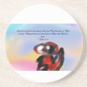 jesus liebe getränkeuntersetzer