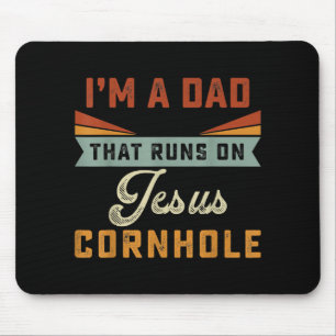 Jesus Liebe Ich bin ein Vater, der auf Jesus Cor Mousepad