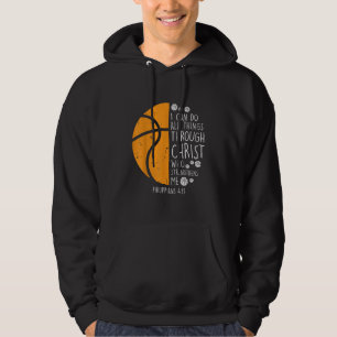 Jesus Liebe Ich kann alles durch Christus tun Hoodie
