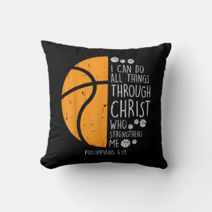 Jesus Liebe   Ich kann alles durch Christus tun Kissen