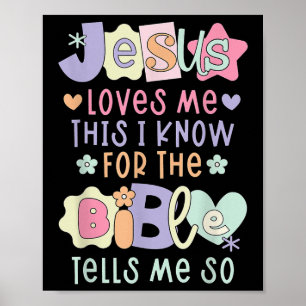 Jesus Liebe Ich kenne Frauen, ich Liebe Christi Poster