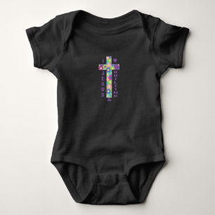 Jesus Liebe   Ich liebe Jesus und Quilten Nähen Kr Baby Strampler