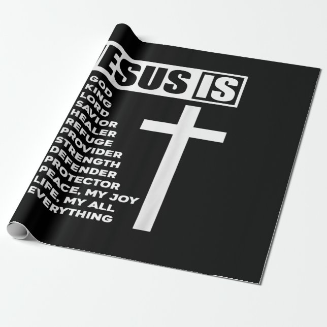 Jesus Liebe | Jesus ist mein Gott, mein König, mei Geschenkpapier (Ungerollt)