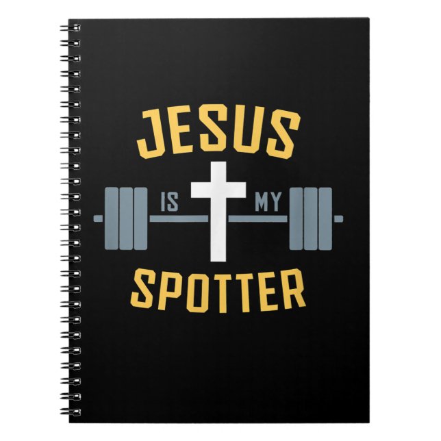 Jesus Liebe | Jesus ist mein Töpfergewicht Notizblock (Vorderseite)