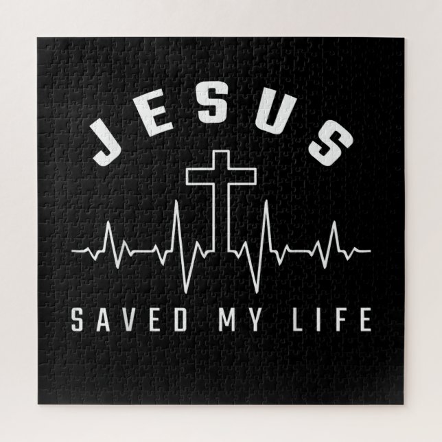 Jesus Liebe | Jesus Rettete mein Leben Kreuz Chris (Vertikal)