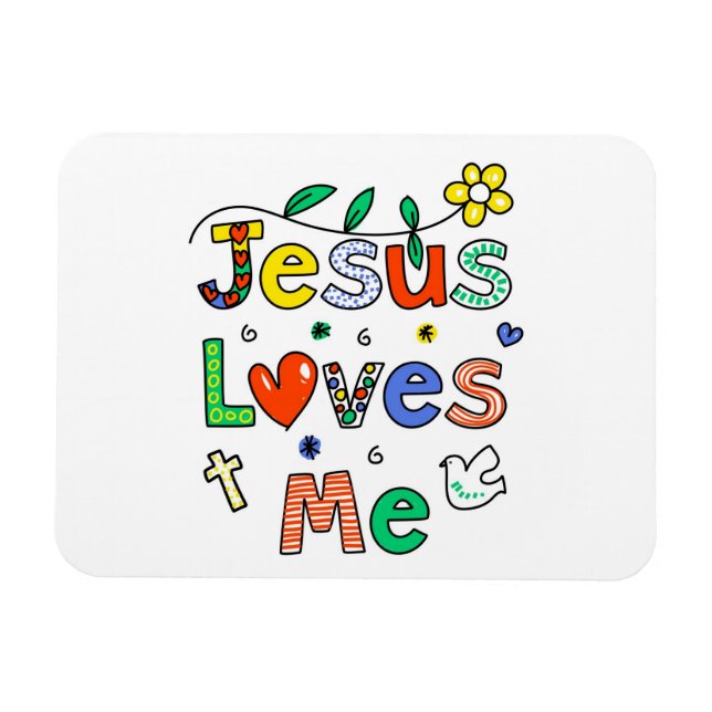 Jesus Liebe Magnet (Horizontal)
