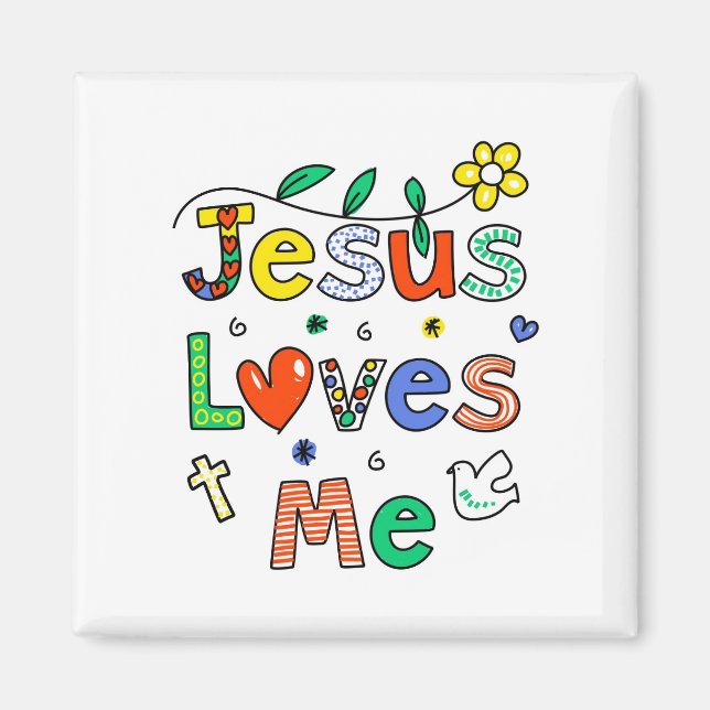 Jesus Liebe Magnet (Vorne)