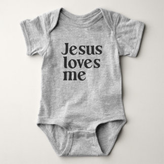 Jesus Liebe Me Bodysuit Baby Strampler
