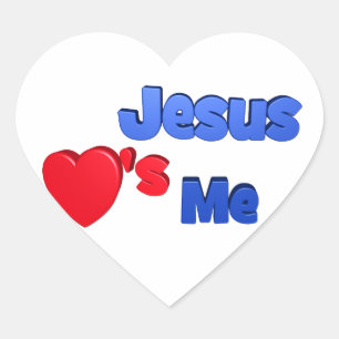 Jesus Liebe Me Stickers