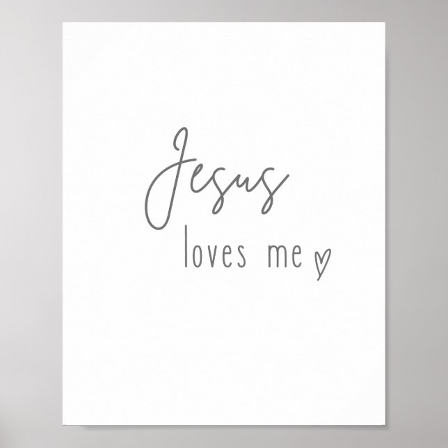 Jesus Liebe mich. Prints & Poster (Vorne)