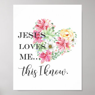 Jesus Liebe mir dies ich weiß Poster