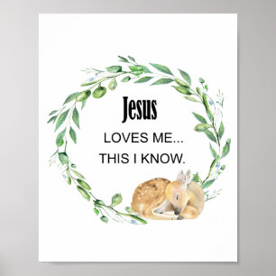 Jesus Liebe mir dies ich weiß Poster