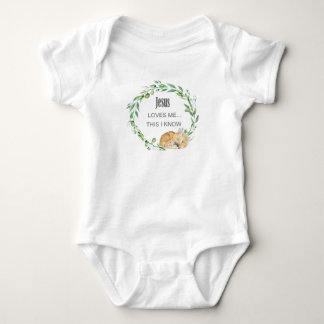 Jesus Liebe mir dies weiß Baby Strampler