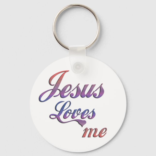 Jesus Liebe mir Schlüsselanhänger (Vorderseite)