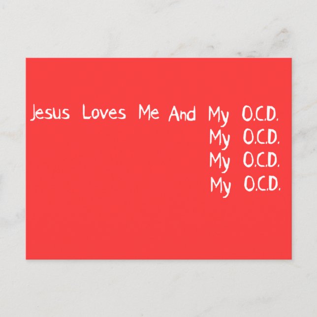 Jesus Liebe Postkarte (Vorderseite)