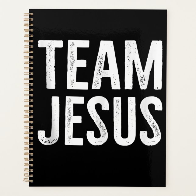 Jesus Liebe | Retro-Team Jesus Christlich Planer (Vorderseite)