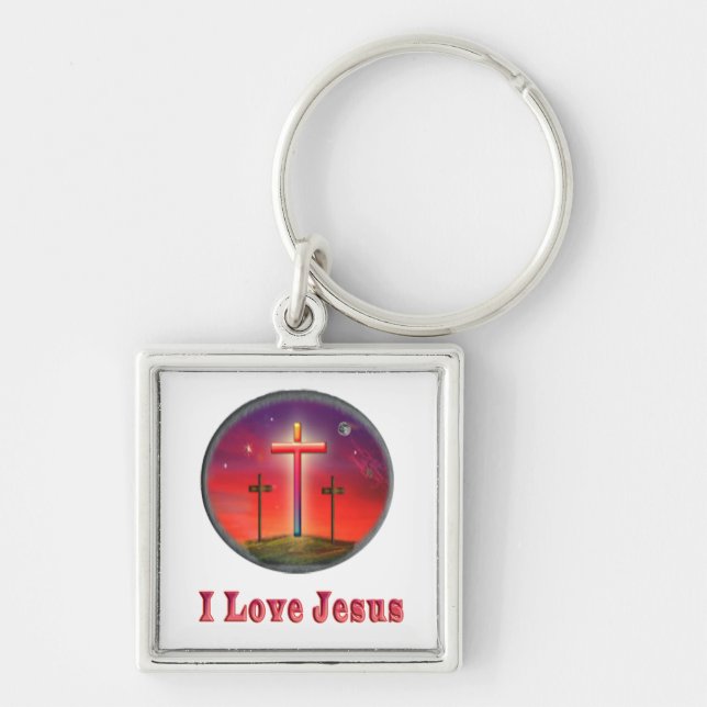 Jesus Liebe Schlüsselanhänger (Vorne)
