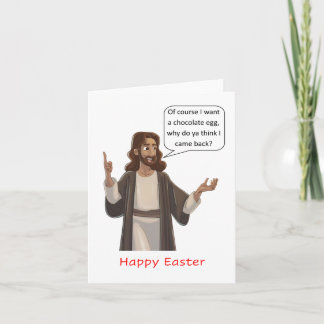 Jesus Liebe Schokolade, glücklich zum Geburtstag Karte