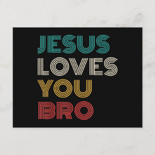 Jesus Liebe Sie Bro, lustige Christliche Glaube Re Begleitkarte