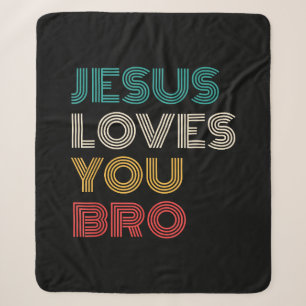 Jesus Liebe Sie Bro, lustige Christliche Glaube Re Sherpadecke