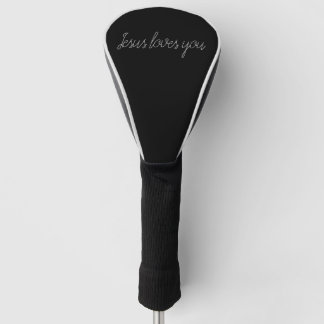 Jesus Liebe Sie (einen Namen hinzufügen oder lösch Golf Headcover