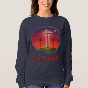 Jesus Liebe Sie Frauen christliche Kleidung Sweatshirt
