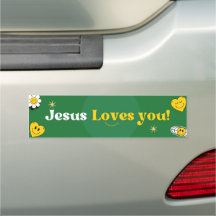 Jesus Liebe Sie Grün Gelben Smiley Niedlich