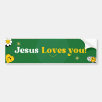 Jesus Liebe Sie Grün Gelben Smiley Niedlich