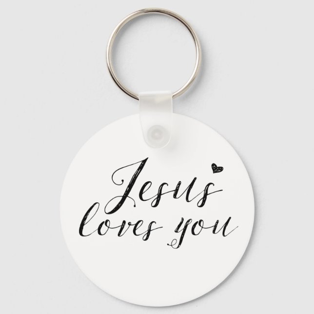 Jesus Liebe Sie Logo Schlüsselanhänger (Vorderseite)