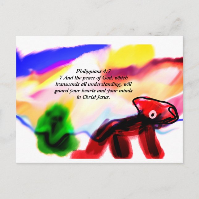 Jesus Liebe Sie Postkarte (Vorderseite)