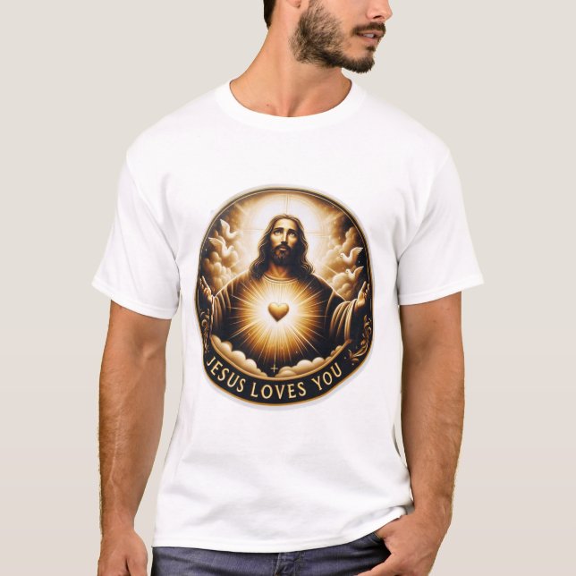 Jesus Liebe Sie T-Shirt (Vorderseite)