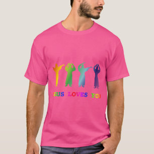 Jesus Liebe Sie (YMCA Image Slogan) T-Shirt